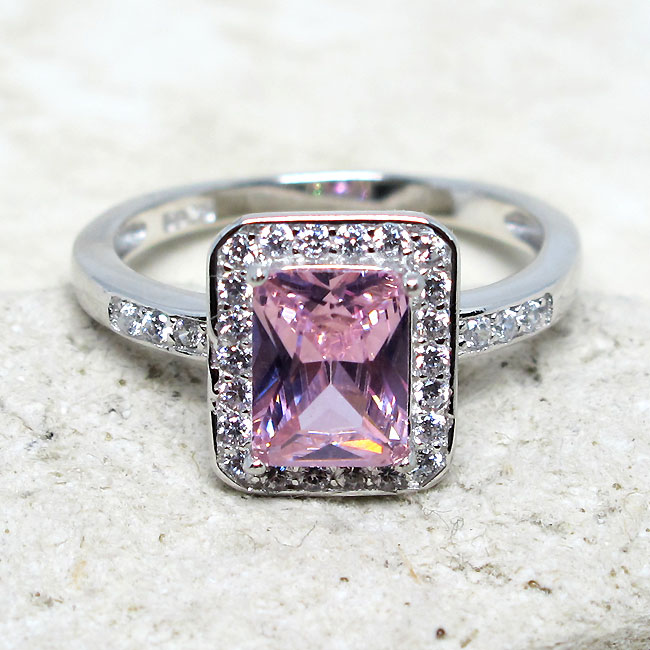 【関税込み】Rockaway Pinky Ring 5 Picots in Diamonds/Silver Mens .925 Sterling Silver 5 Row XXL Huge Diamond Pinky